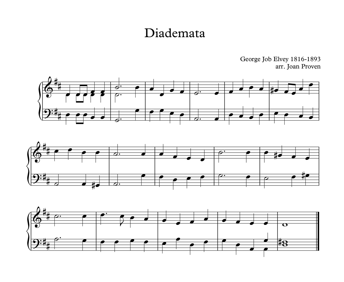 image of diademata full score