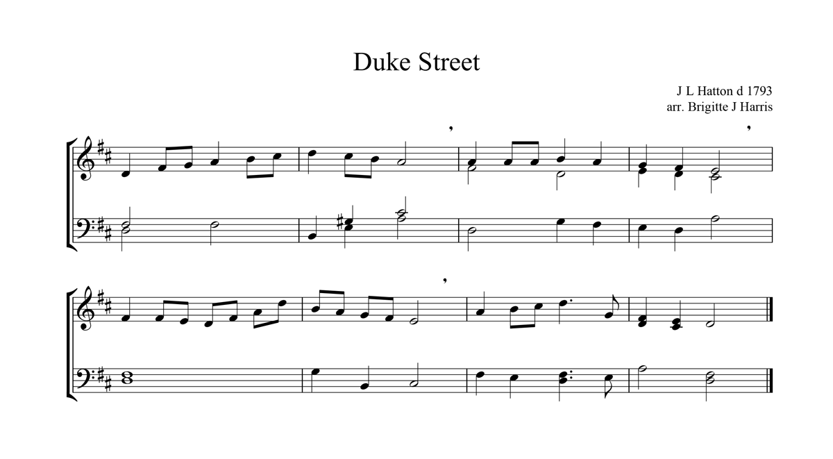 image showing duke street full score