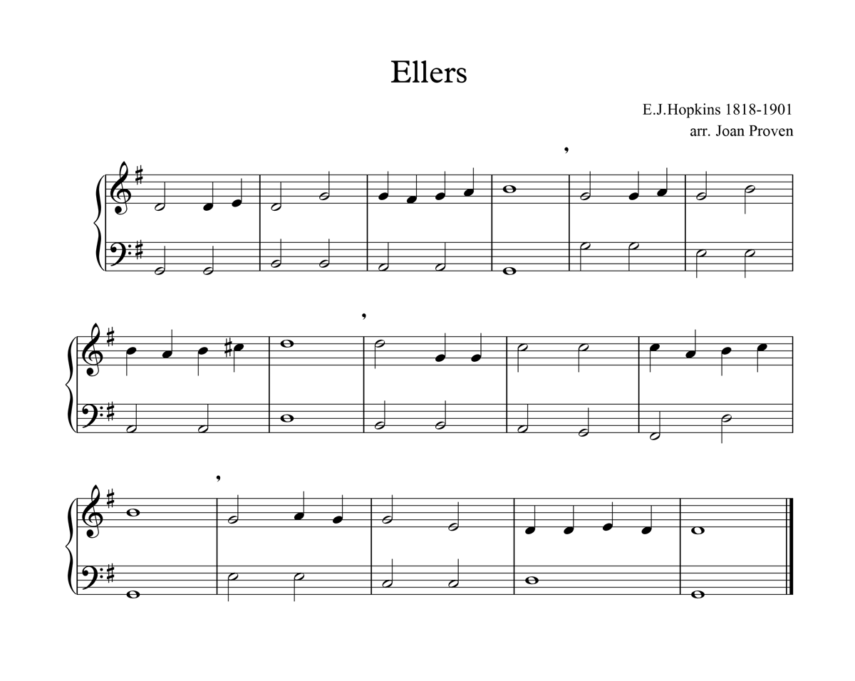 image of ellers full score