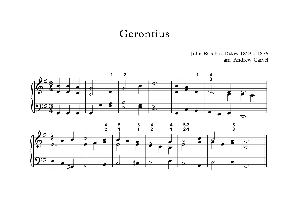 image of Gerontius full score