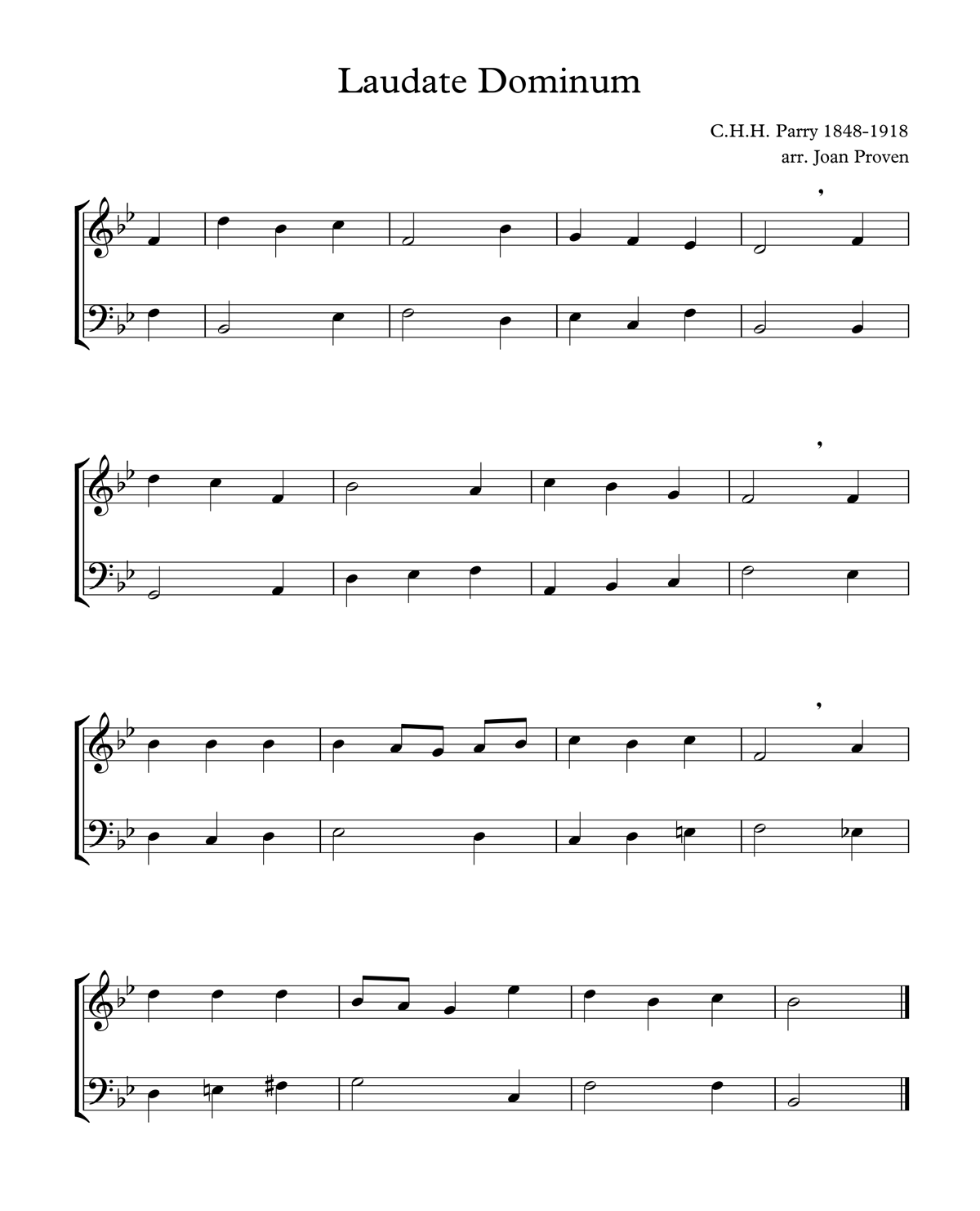 Laudate Dominum Full Score image