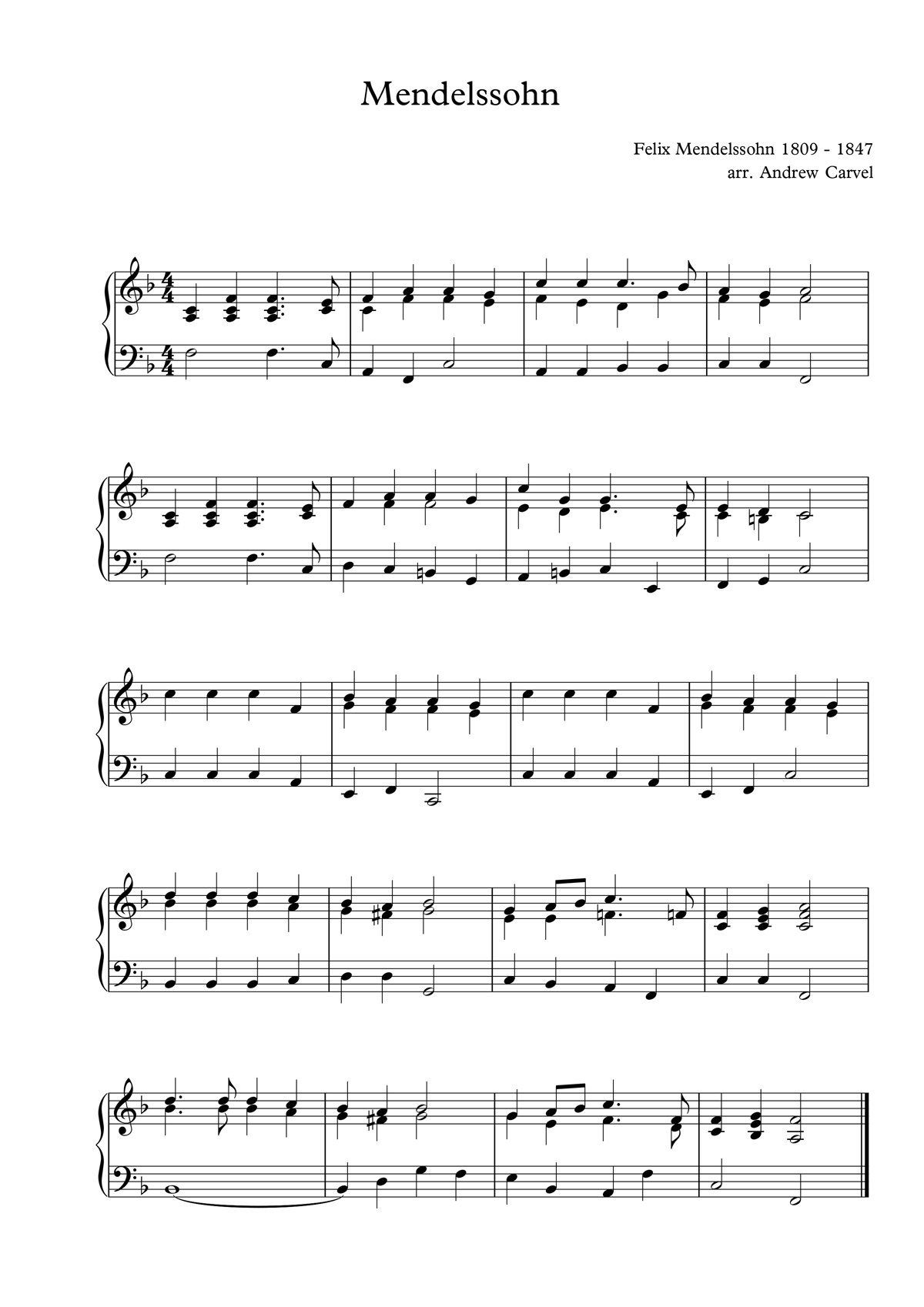 image of mendelssohn full score