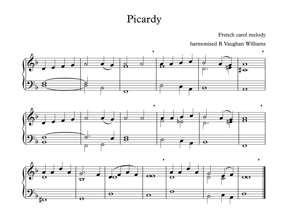 Picardy Full Score image