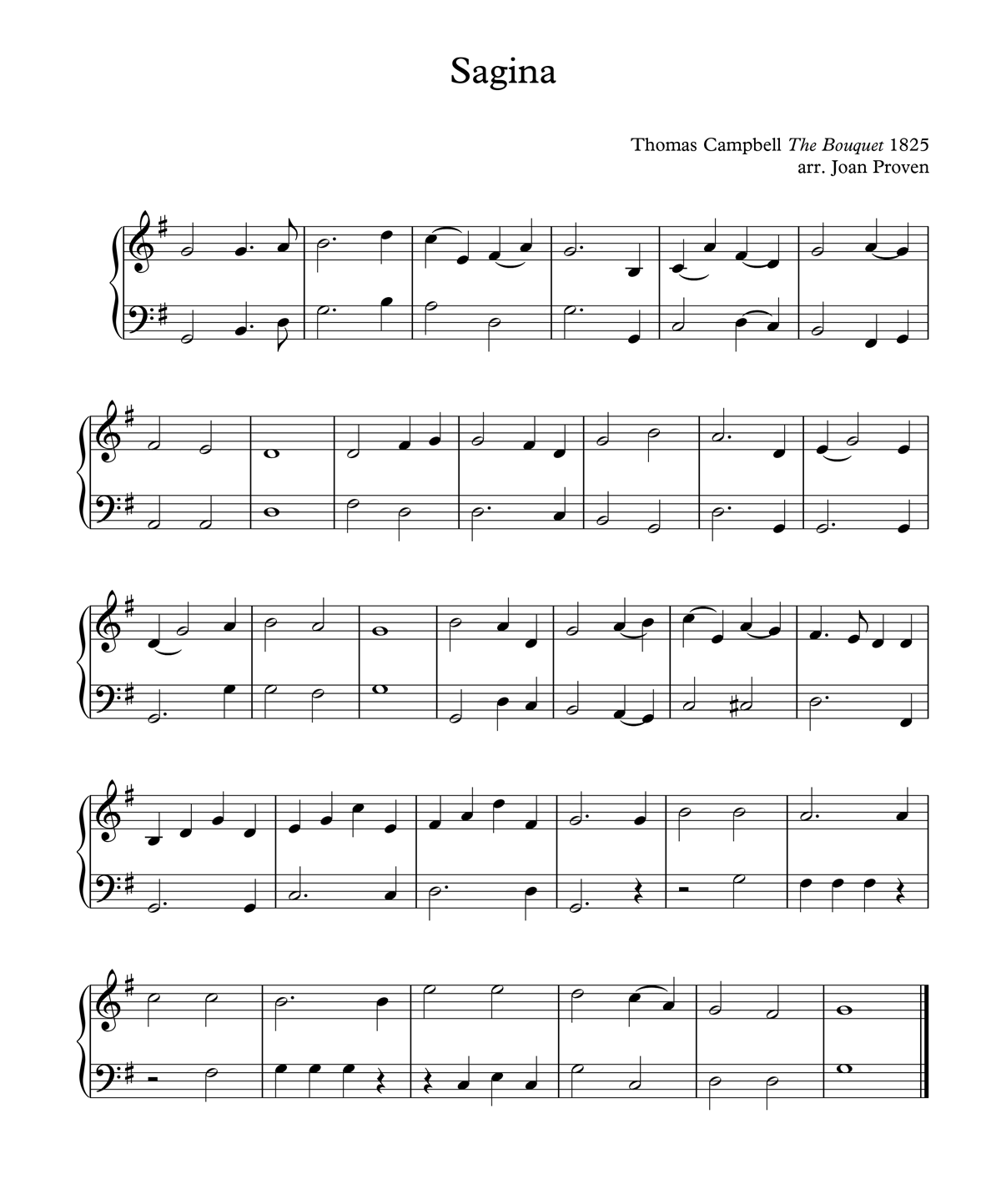 image of Sagina full score