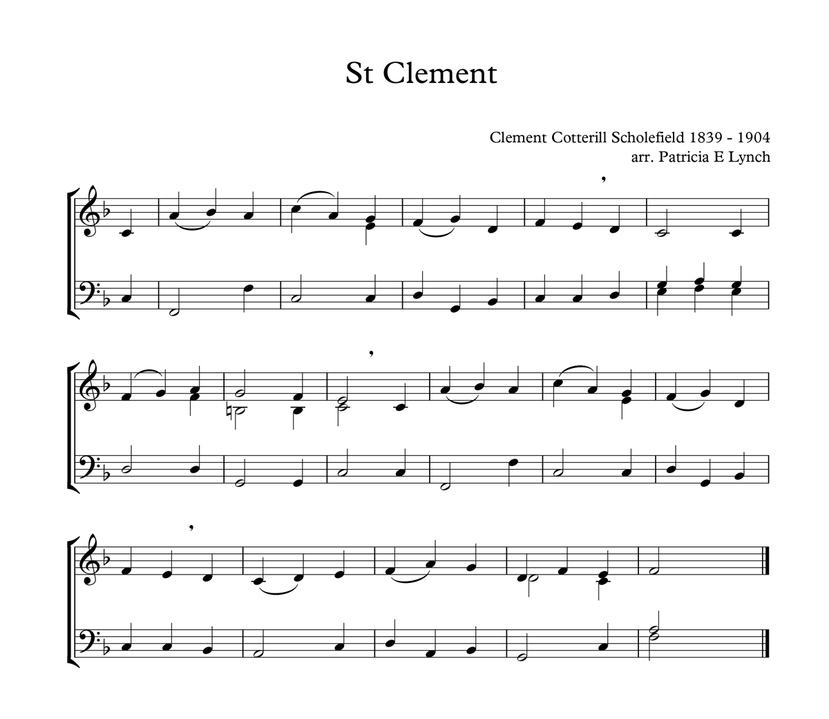 image of St Clement Full Score