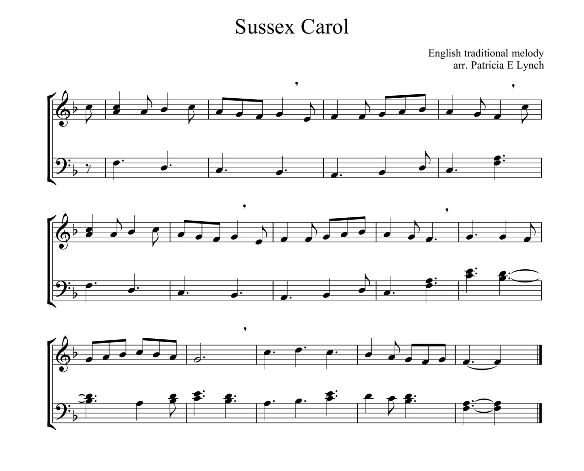 Sussex Carol full score